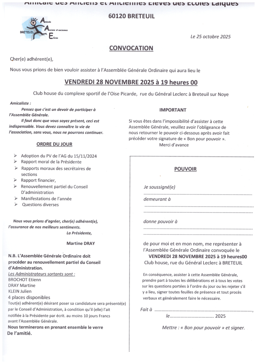 Assemblée Générale