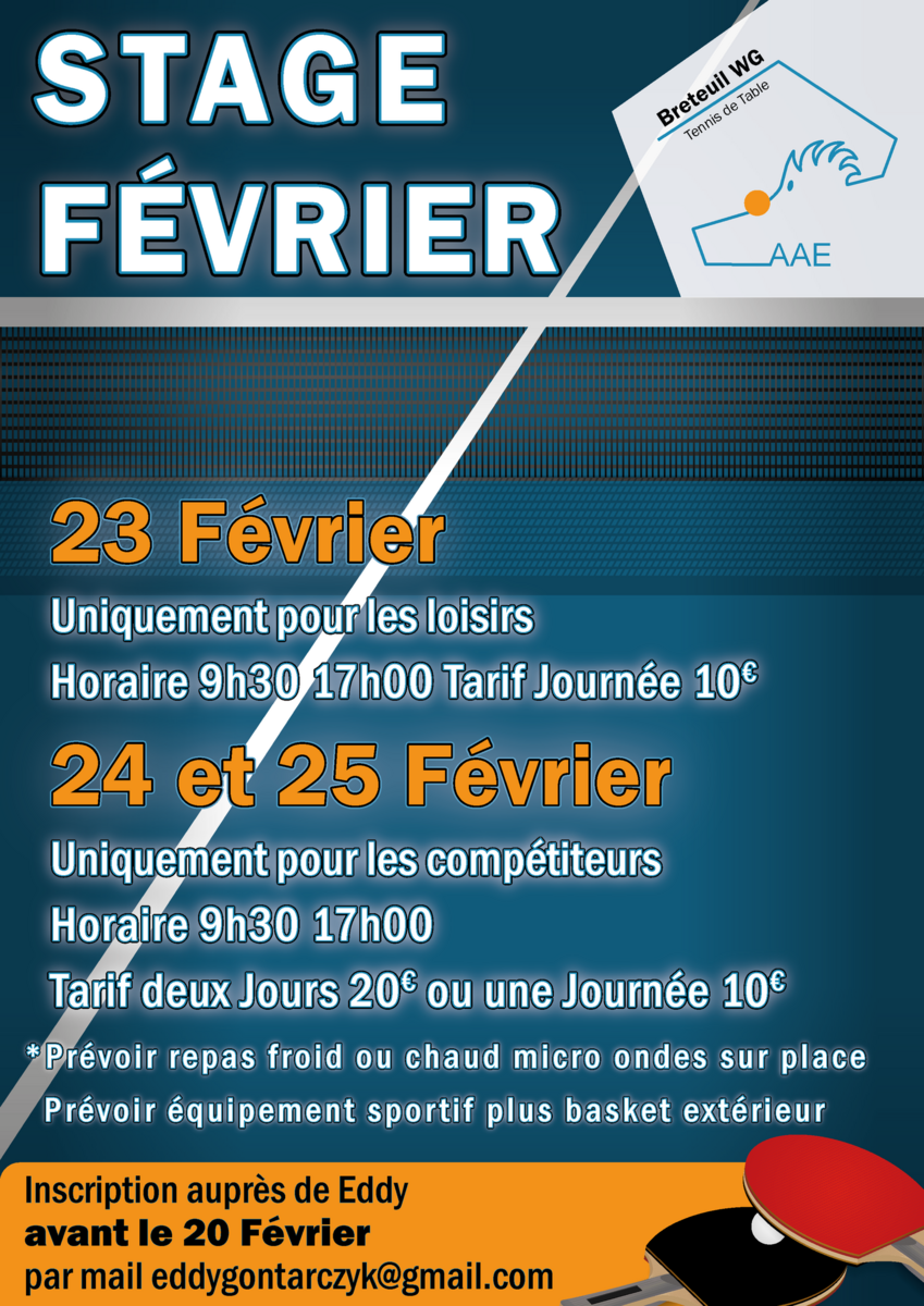 Stafe des vacances d'huver